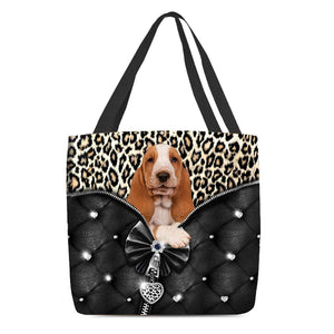 2022 New Release Basset Hound All Over Printed Tote Bag