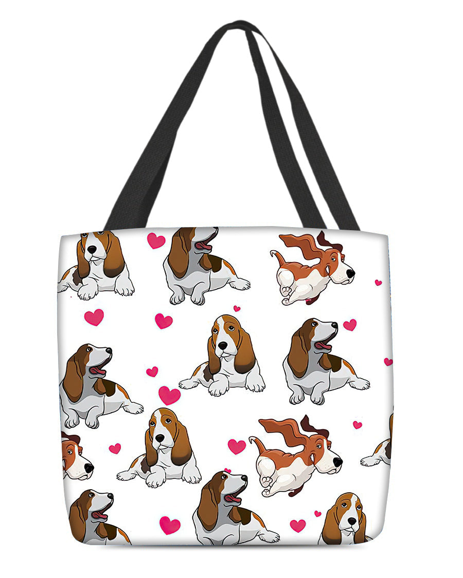 Cute Basset Hound2 Tote Bag