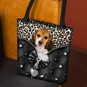 2022 New Release Beagle All Over Printed Tote Bag