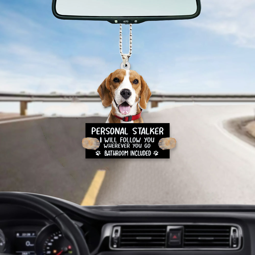 Beagle02 Personal Stalker Car Hanging Ornament