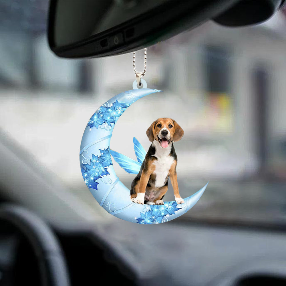 Beagle 2 Angel From The Moon Car Hanging Ornament