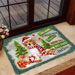 This Home Is Filled With Kisses/Beagle Doormat