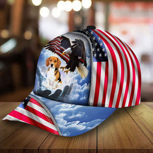 Beagle Perfect One Nation Under God Cap For Patriots And Dog Lovers