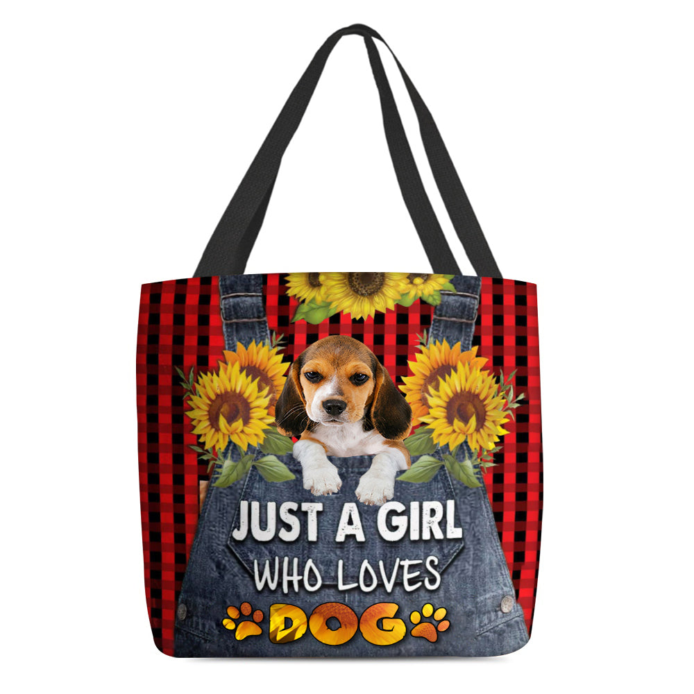 Beagle-Just A Girl Who Loves Dog Tote Bag