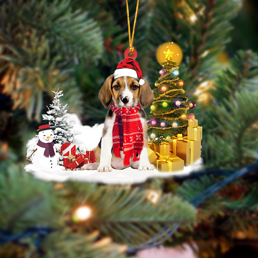 Beagle (2) Christmas Ornament