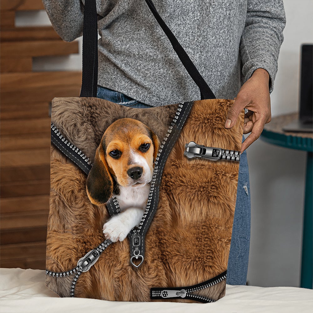 Beagle All Over Printed Tote Bag
