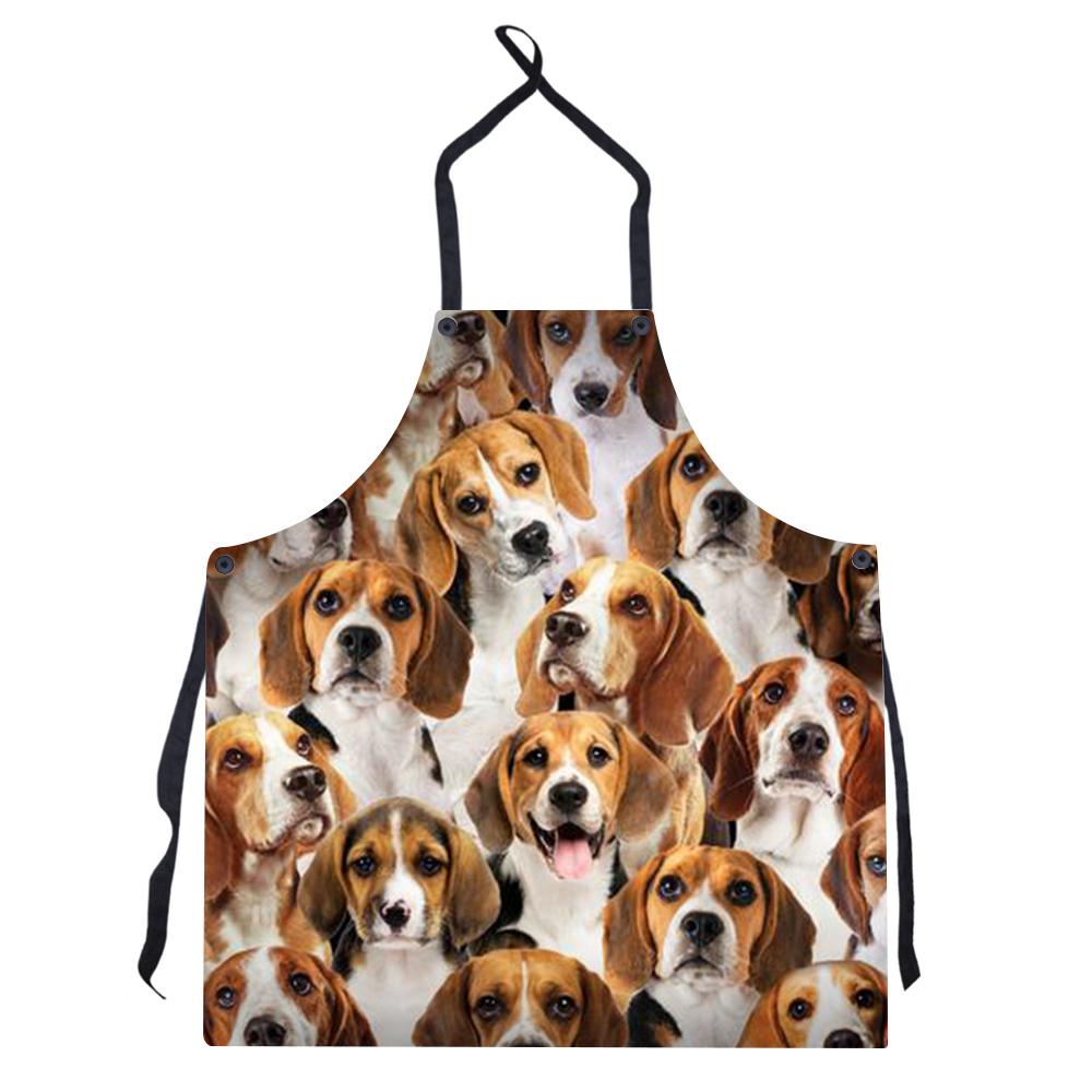 A Bunch Of Beagles Apron/Great Gift Idea For Christmas