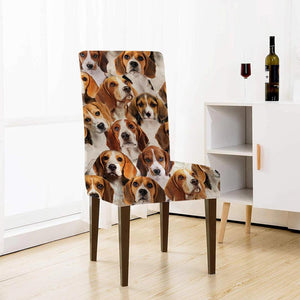 A Bunch Of Beagles Chair Cover/Great Gift Idea For Dog Lovers