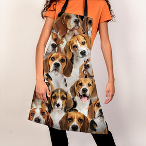 A Bunch Of Beagles Apron/Great Gift Idea For Christmas