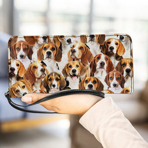 A Bunch Of Beagles Clutch Purse