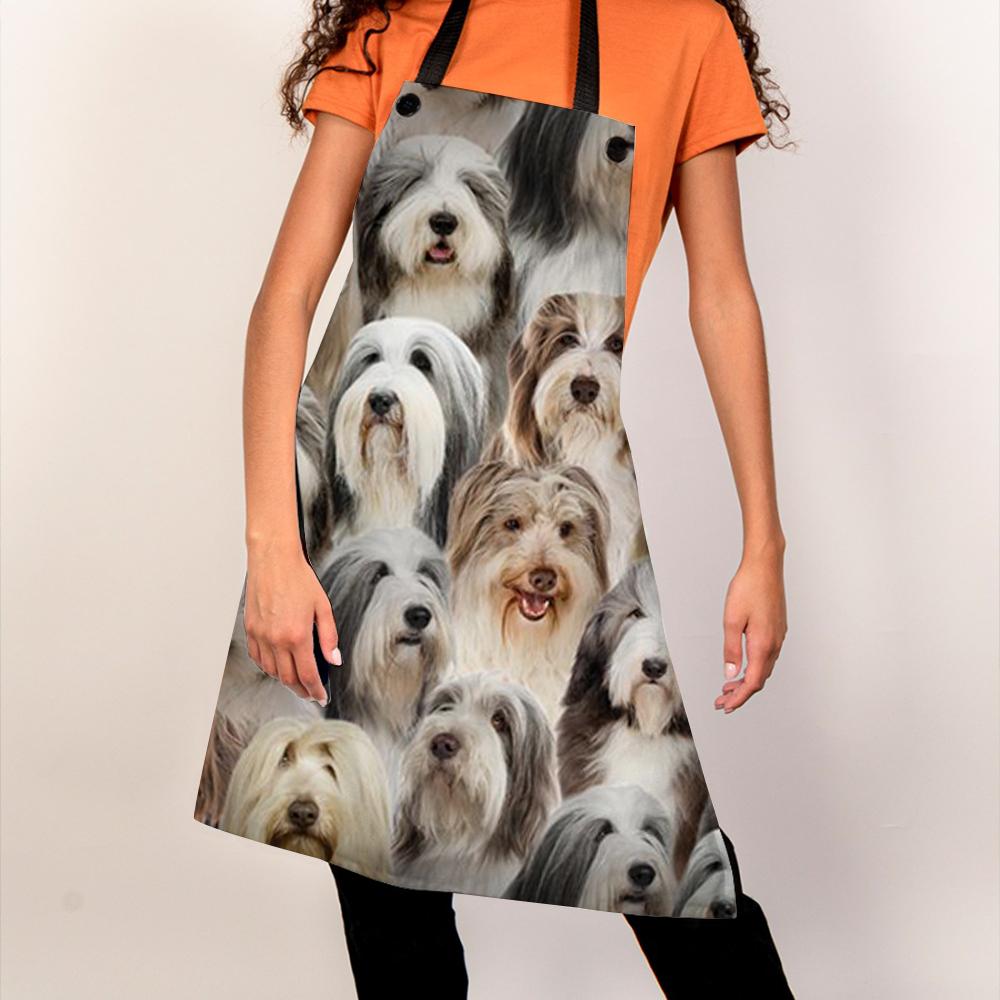 A Bunch Of Bearded Collies Apron/Great Gift Idea For Christmas