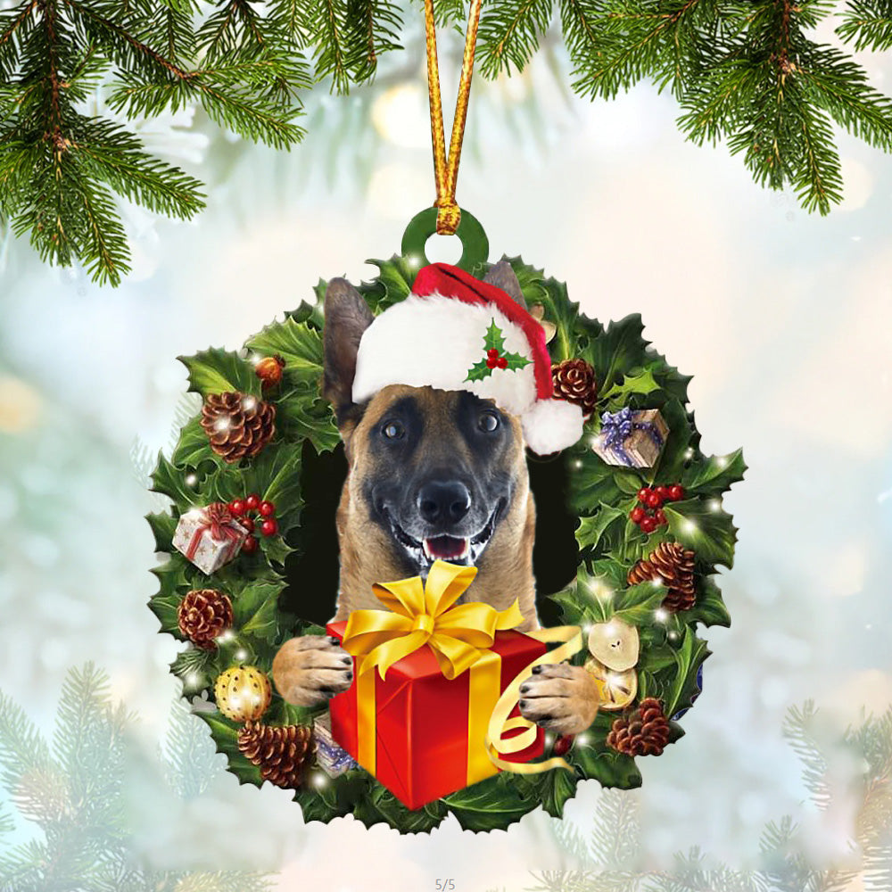 Belgian Shepherd Christmas Gift Hanging Ornament