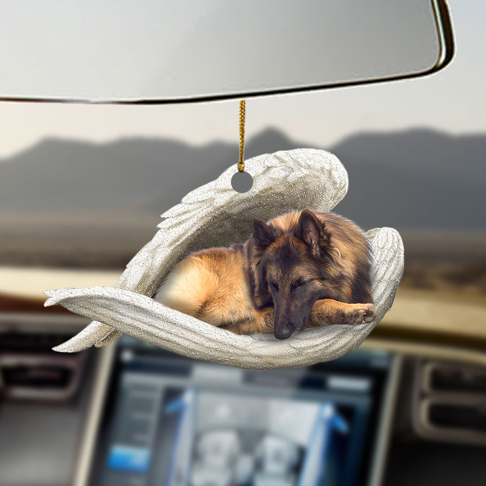 Belgian Shepherd Sleeping Angel Ornament Sleeping Angel Car Hanging Ornament