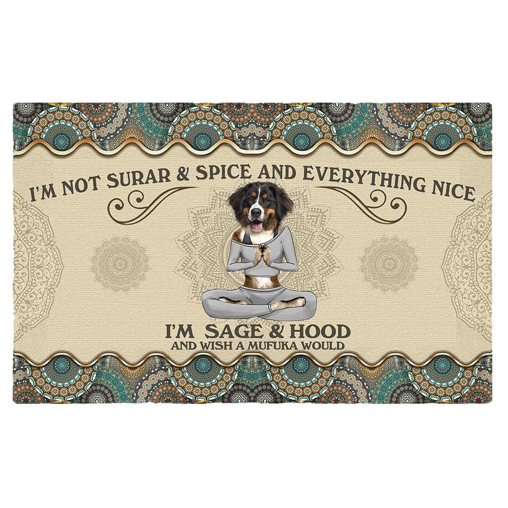 Wish A Mufuka Would-Bernese Mountain Doormat