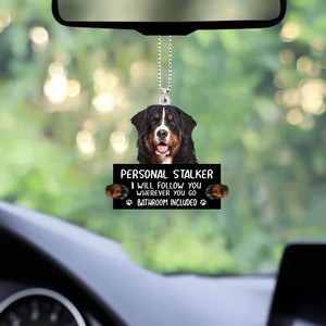 Bernese Mountain  Personal Stalker Car Hanging Ornament