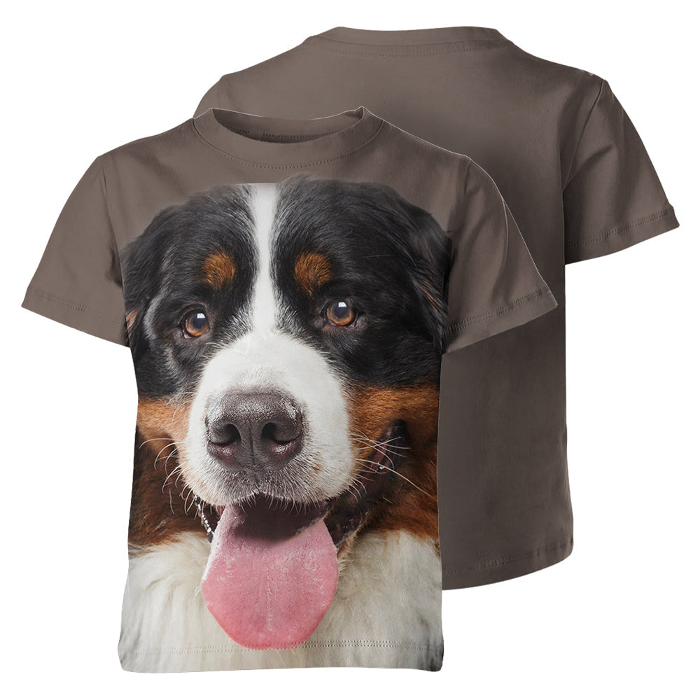 Bernese Mountain 3D Graphic Unisex T-shirt