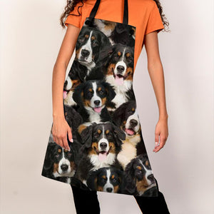 A Bunch Of Bernese Mountains Apron/Great Gift Idea For Christmas