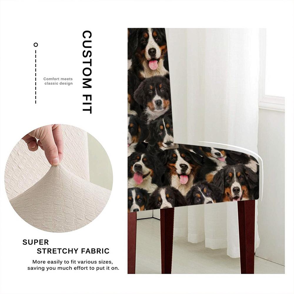 A Bunch Of Bernese Mountains Chair Cover/Great Gift Idea For Dog Lovers