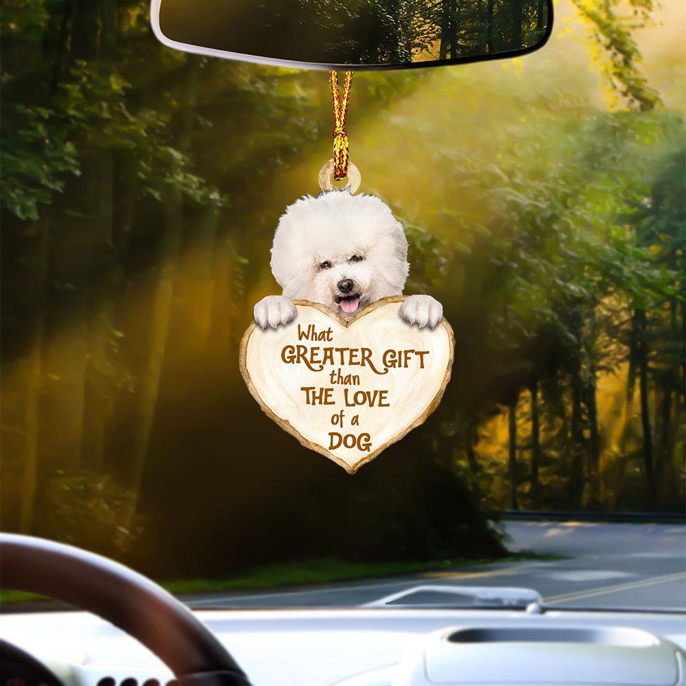 Bichon Frise Greater Gift Car Hanging Ornament