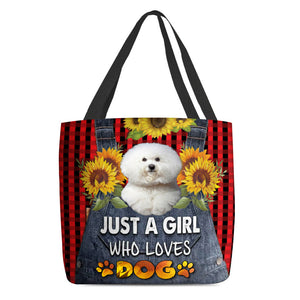 Bichon Frise-Just A Girl Who Loves Dog Tote Bag