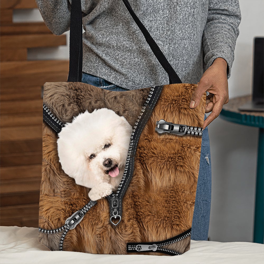 Bichon Frise All Over Printed Tote Bag