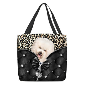 2022 New Release Bichon Frise All Over Printed Tote Bag