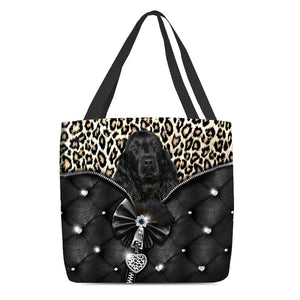 2022 New Release Black Cocker Spaniel All Over Printed Tote Bag