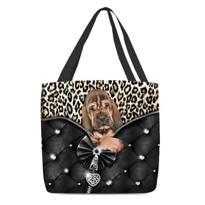 2022 New Release Bloodhound All Over Printed Tote Bag