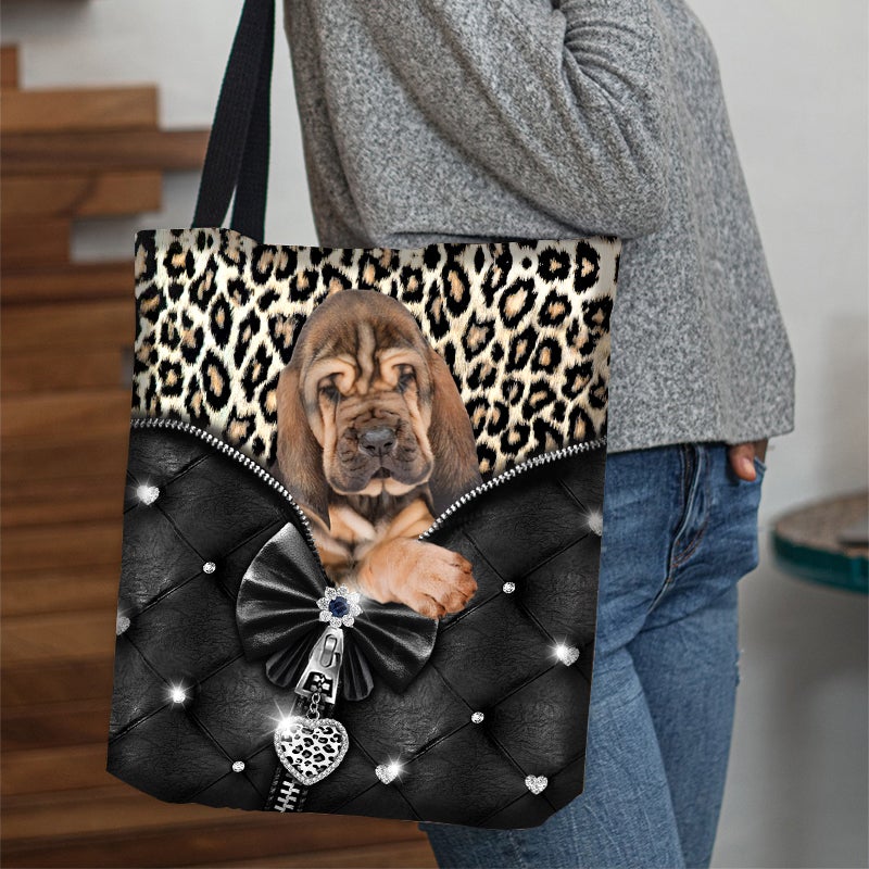 2022 New Release Bloodhound All Over Printed Tote Bag