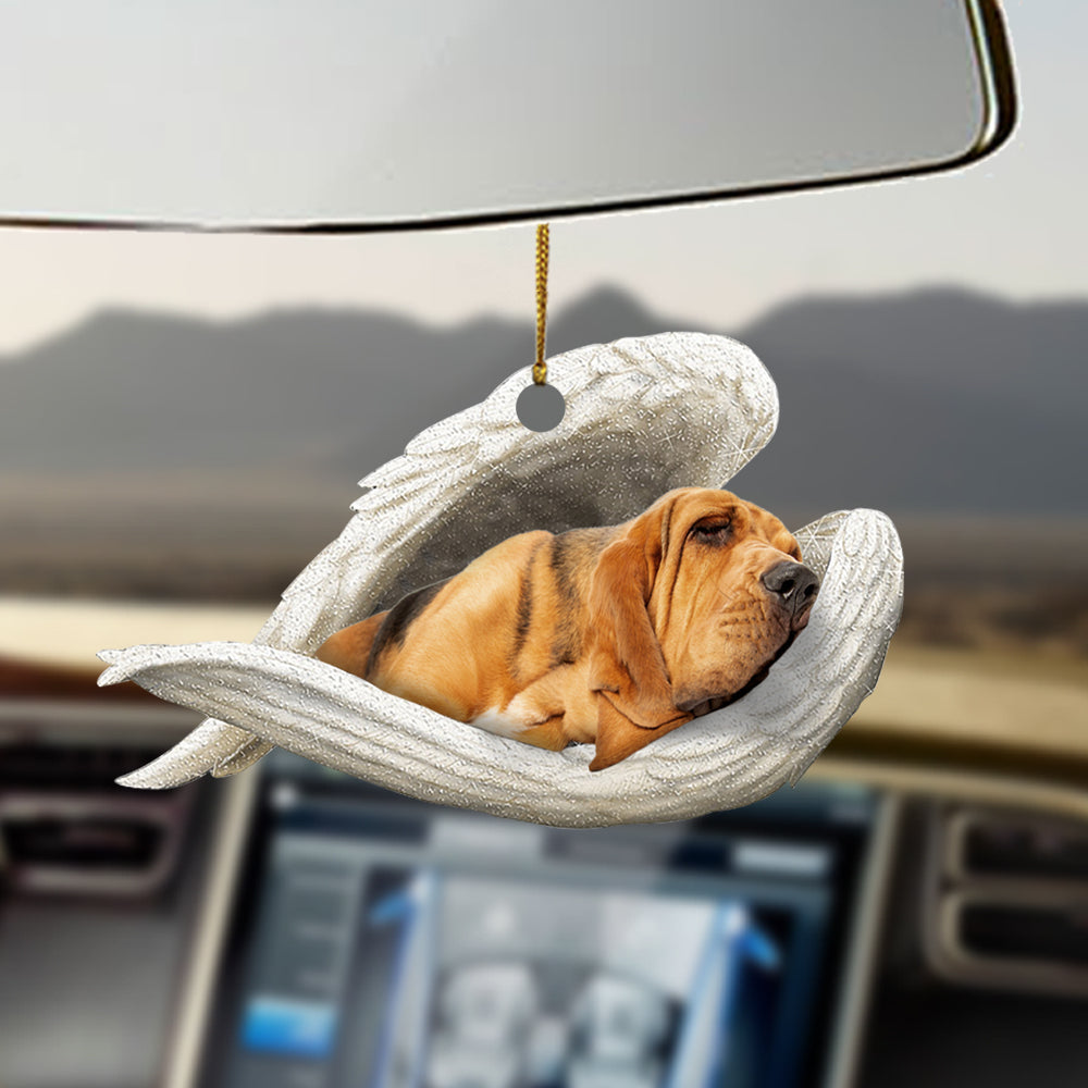 Bloodhound Sleeping Angel Ornament Sleeping Angel Car Hanging Ornament