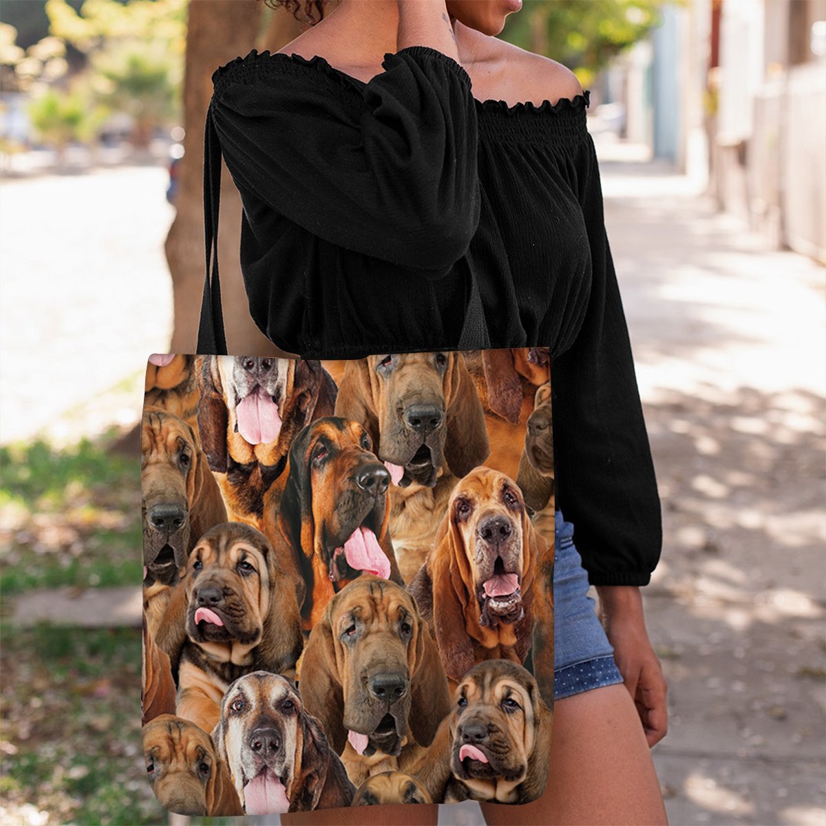 A Bunch Of Bloodhounds Tote Bag