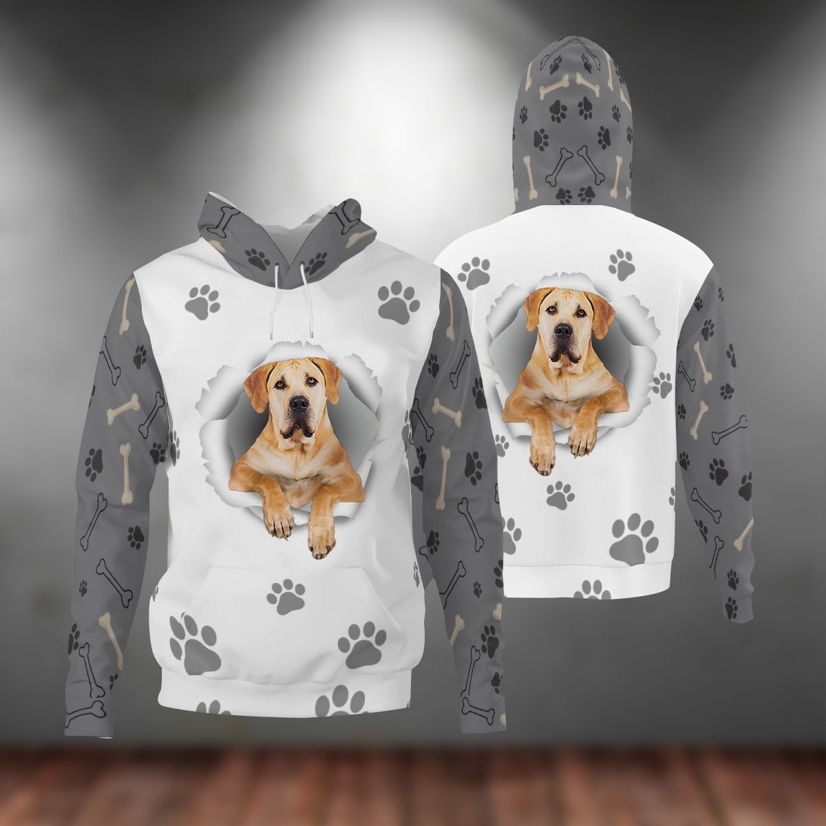 Boerboel-Paw Dog Unisex Hoodie