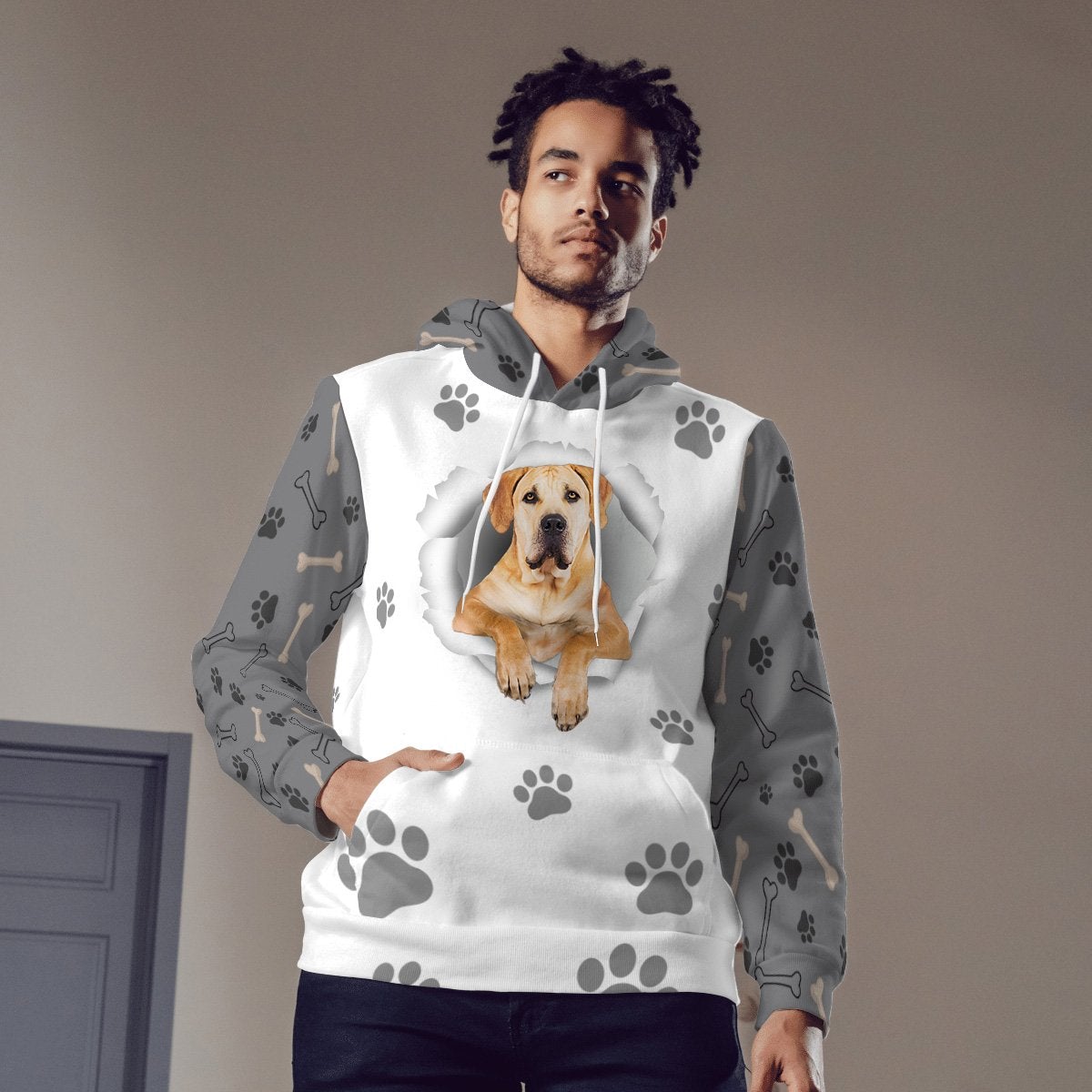 Boerboel-Paw Dog Unisex Hoodie