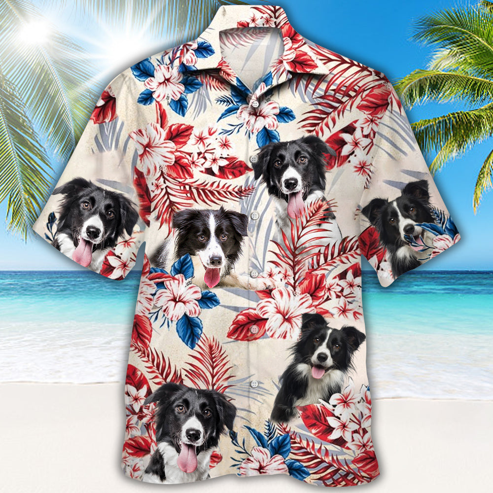 Border Collie Hawaiian Shirt