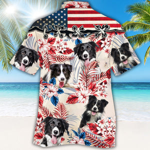 Border Collie Hawaiian Shirt