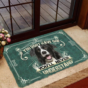 Have One Border Collie Doormat