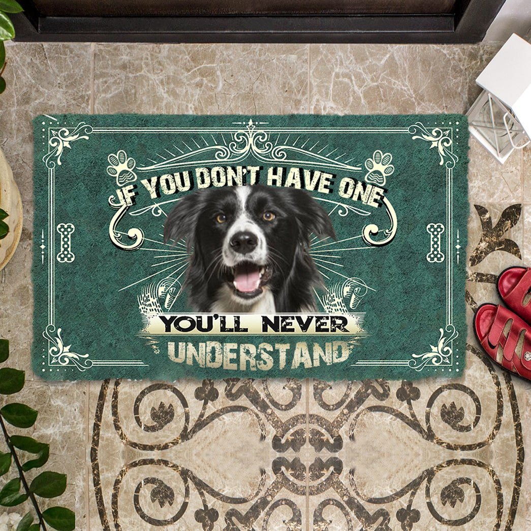 Have One Border Collie Doormat