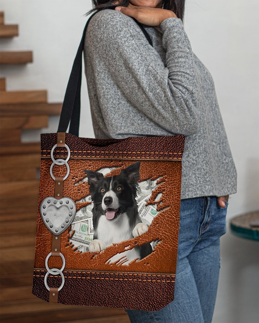 Border Collie Stylish Cloth Tote Bag