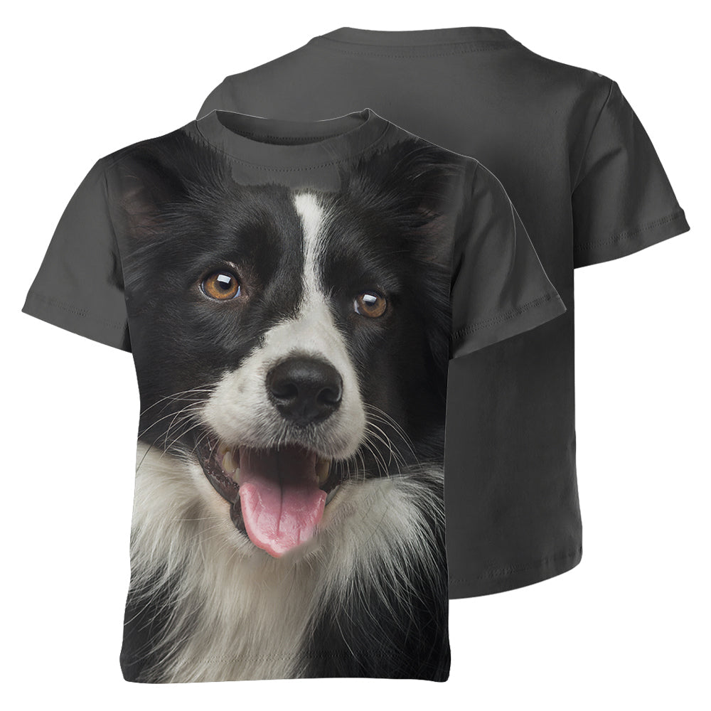 Border Collie 3D Graphic Unisex T-shirt