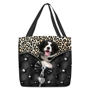 2022 New Release Border Collie All Over Printed Tote Bag