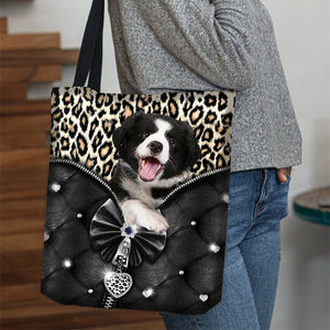 2022 New Release Border Collie All Over Printed Tote Bag
