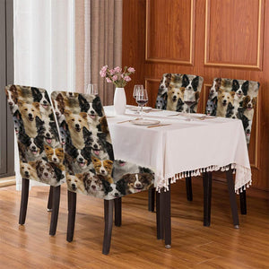 A Bunch Of Border Collies Chair Cover/Great Gift Idea For Dog Lovers