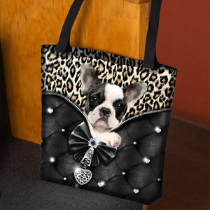 2022 New Release Boston Terrier All Over Printed Tote Bag