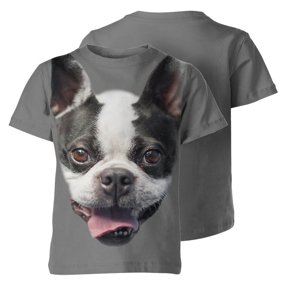 Boston Terrier 3D Graphic Unisex T-shirt