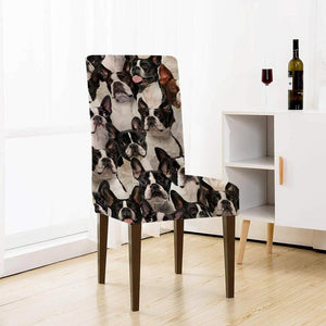 A Bunch Of Boston Terriers Chair Cover/Great Gift Idea For Dog Lovers