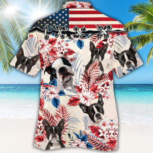 Boston terrier Hawaiian Shirt