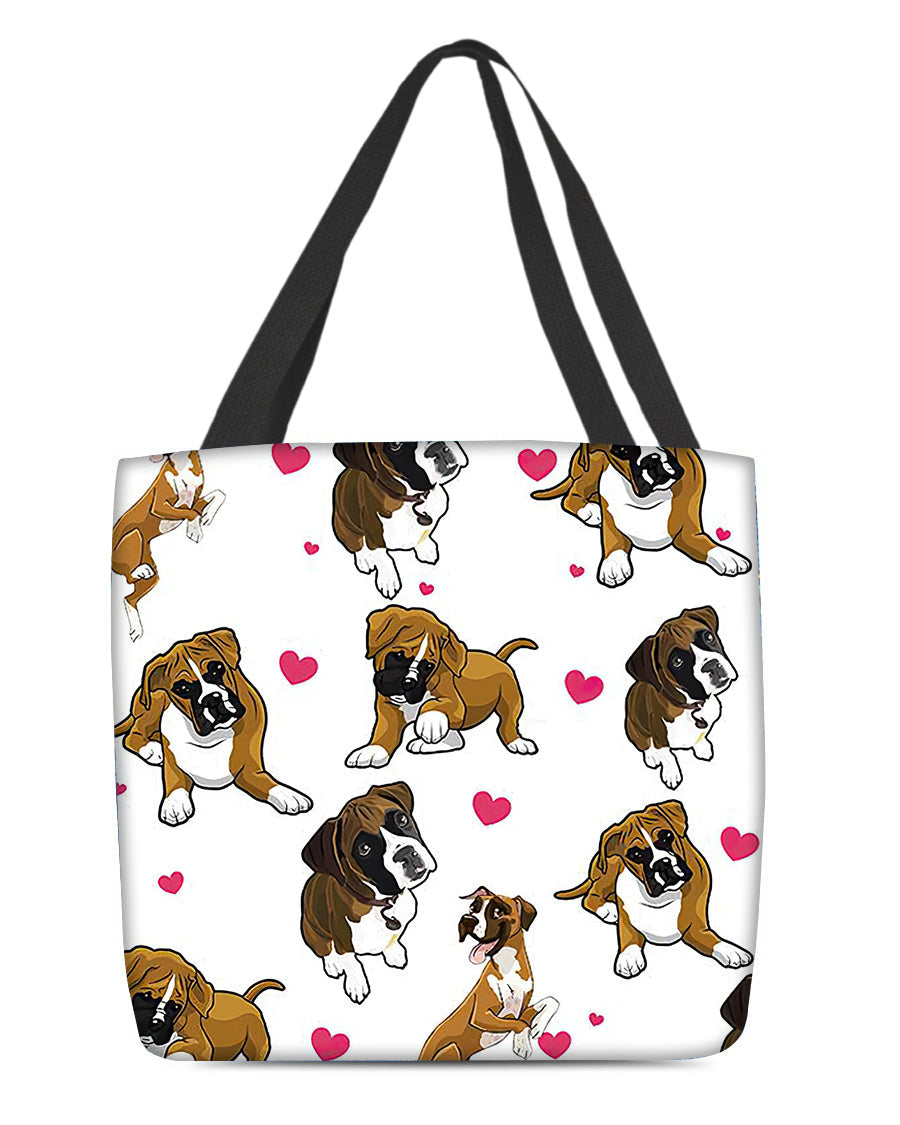 Cute Boxer Tote Bag