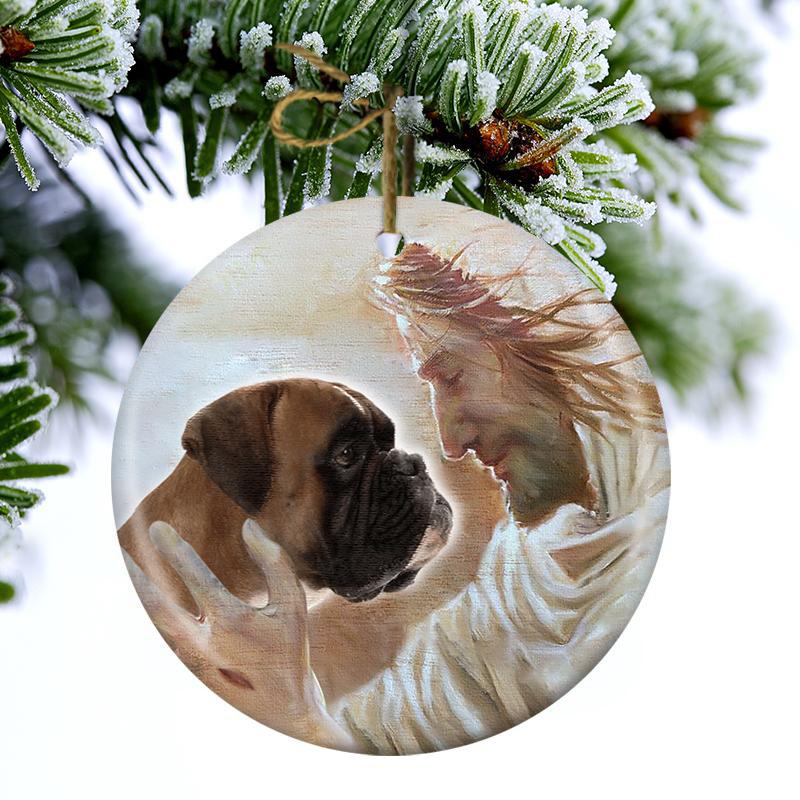 New Release -Boxer With God Porcelain/Ceramic Ornament