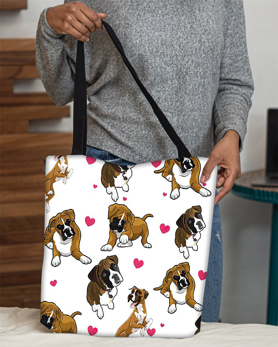 Cute Boxer Tote Bag