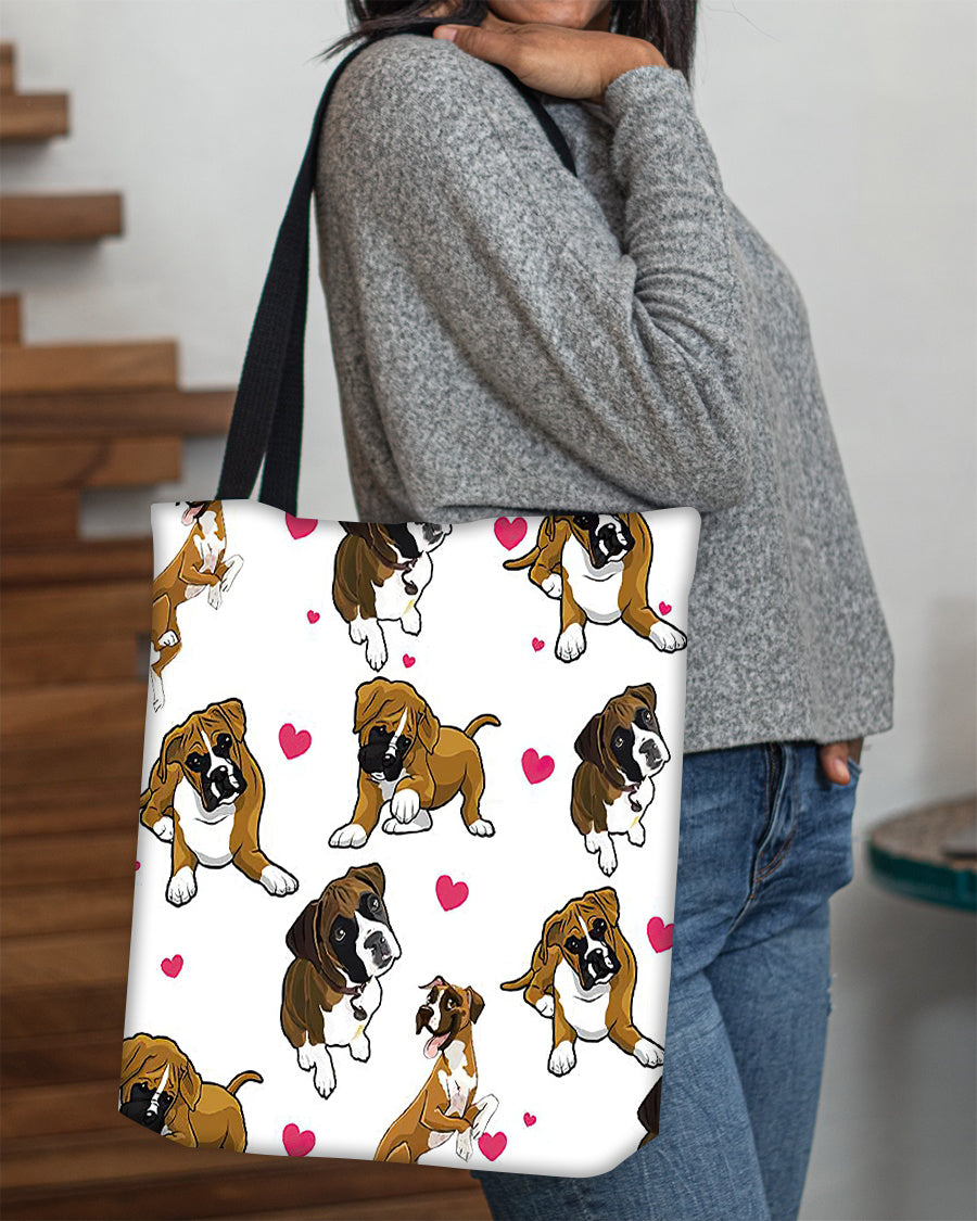 Cute Boxer Tote Bag